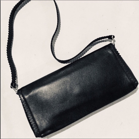 ANYA HINDMARCH ••• Leather Envelope Shoulder Bag - Picture 4 of 7